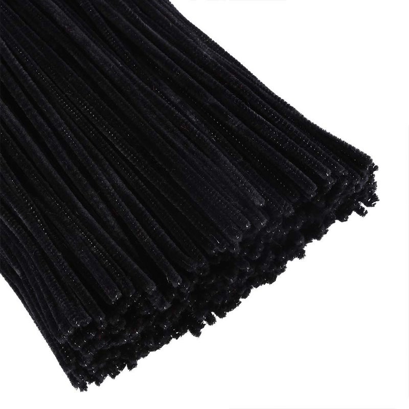 Caydo 400 Pieces Black Pipe Cleaners Craft Chenille Stems for Kids DIY Art and Craft Projects Home Decorations and Dreadlock Braiding, 6mm x 12inch - Image 5